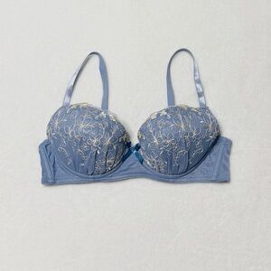 5 bras for $46!US-32C Japanese Brand tutu.anna Embroidery Satin Bow Bra Girls